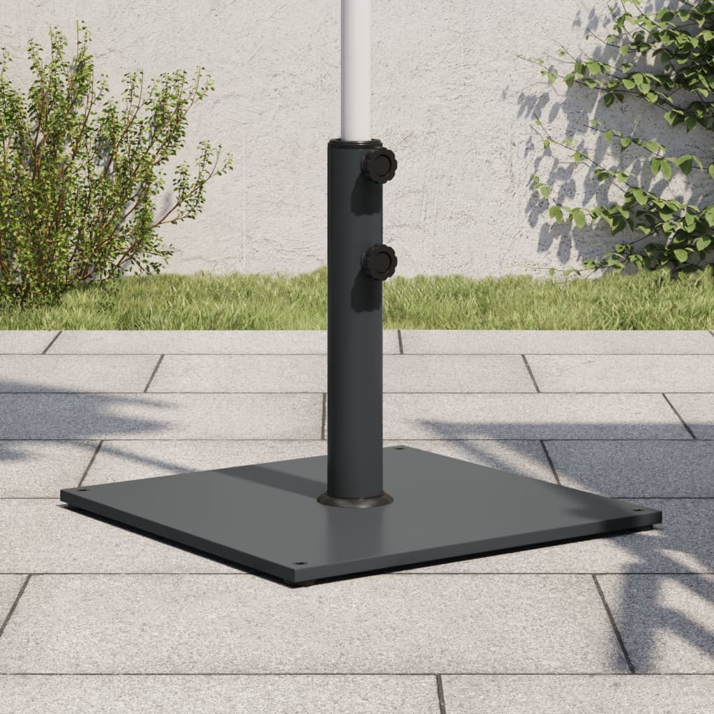 vidaXL Stojan na slnečník pre Ø32/38/48 mm tyče 17 kg štvorec