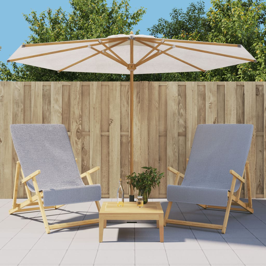 vidaXL Plážové uteráky 2 ks sivé 60x135 cm látka 400 GSM