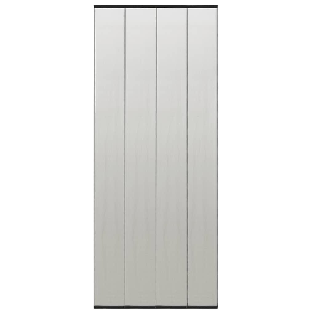 vidaXL Sieťovaný záves proti hmyzu na dvere čierny 100x220cm polyester