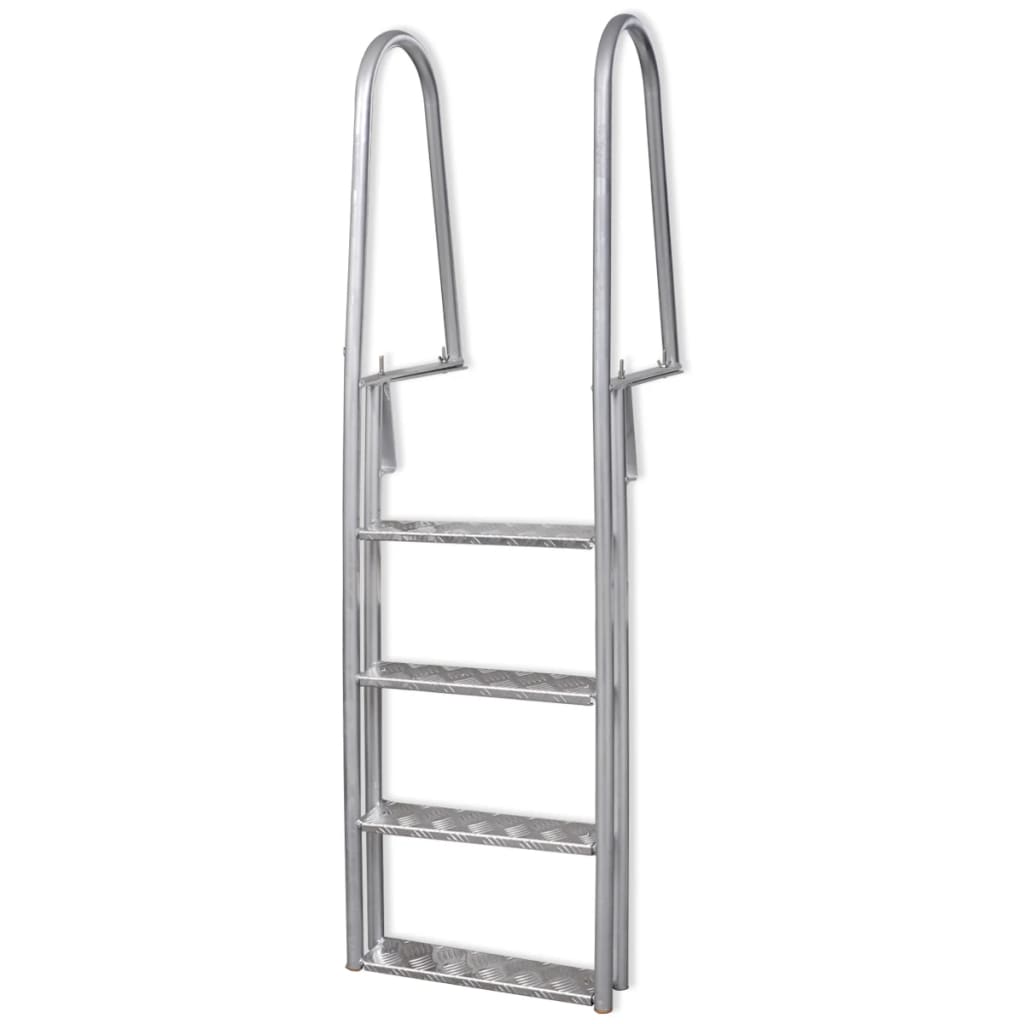 vidaXL Bazénové schodíky/rebrík k bazénu, 4-stupňový, 167 cm