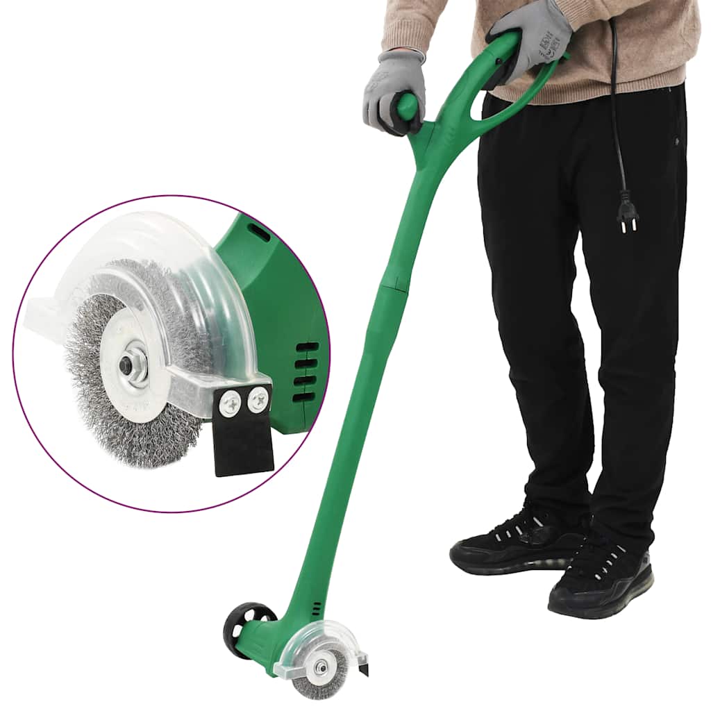 vidaXL Elektrický vytrhávač buriny 140 W zelený