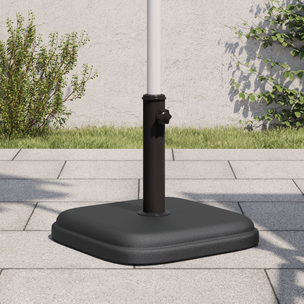 vidaXL Stojan na slnečník pre Ø32/35/38 mm tyče 11 kg štvorec