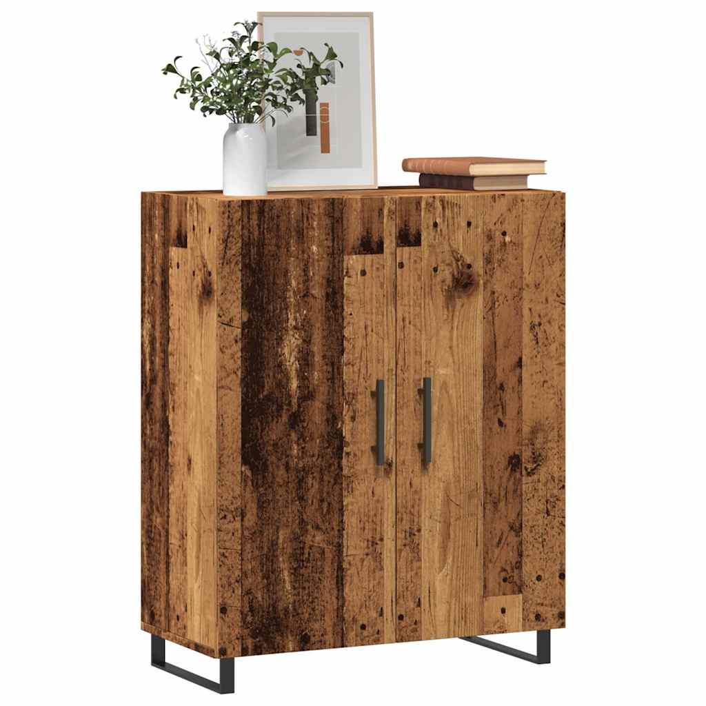 vidaXL Komoda staré drevo 69,5x34x90 cm kompozitné drevo