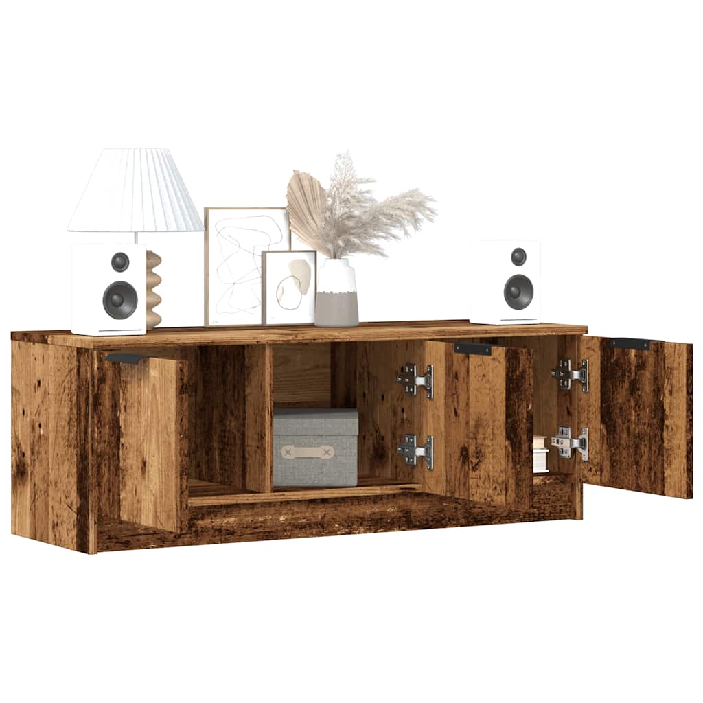 vidaXL TV skrinka, staré drevo 102x35x36,5 cm, kompozitné drevo