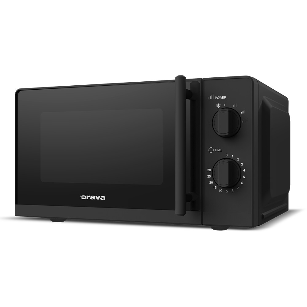 ORAVA Mikrovlnná rúra 20 l, čierna Miwa-2B