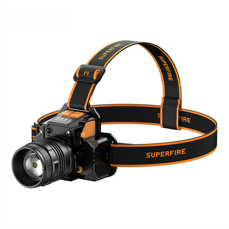 Čelovka Superfire HL58 – 350 lm, USB, 3 režimy, 200 m 4058459061437