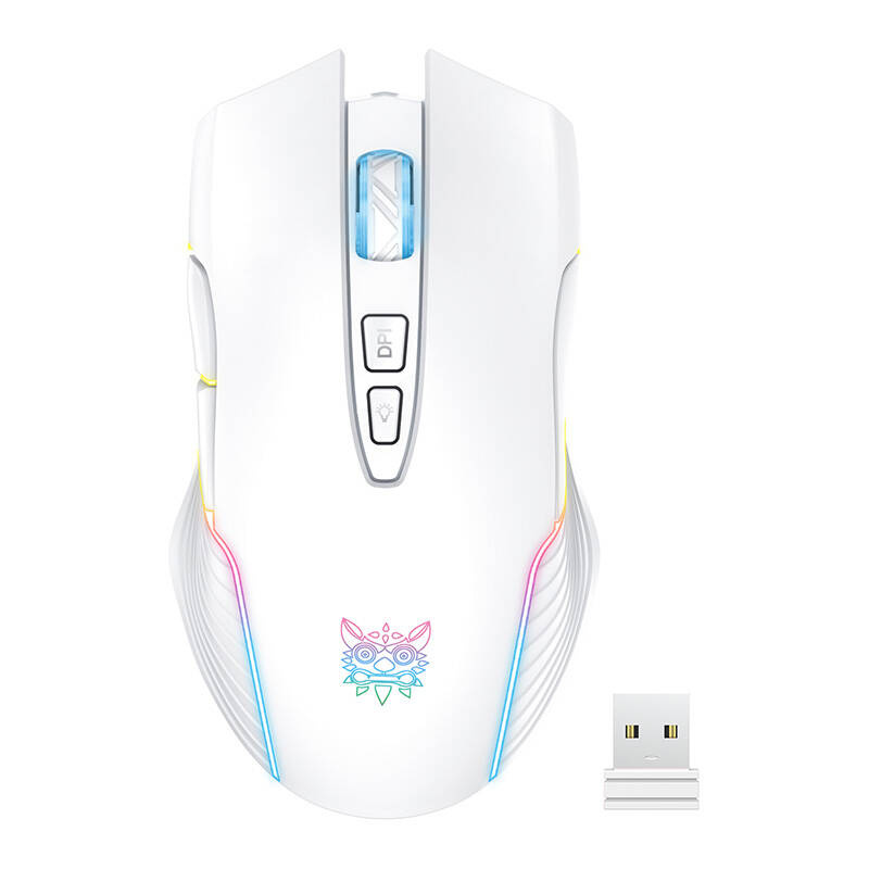 Onikuma CW905 White Wireless Gaming Mouse CW905W Wireless