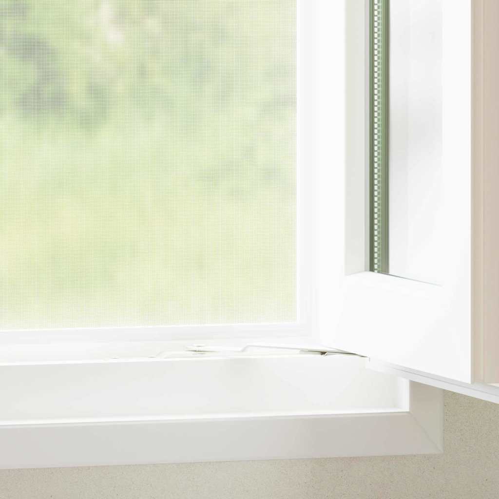 vidaXL Sieťka proti hmyzu 100 x 2000 cm Sklolaminát Biela