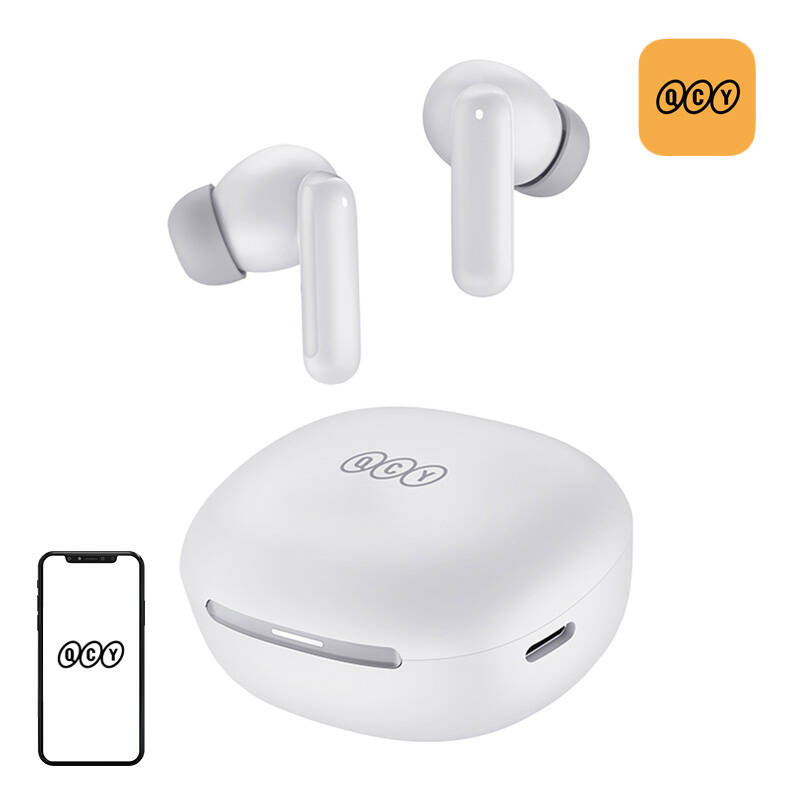 Slúchadlá TWS QCY MeloBuds HT16 (biele) HT16 white
