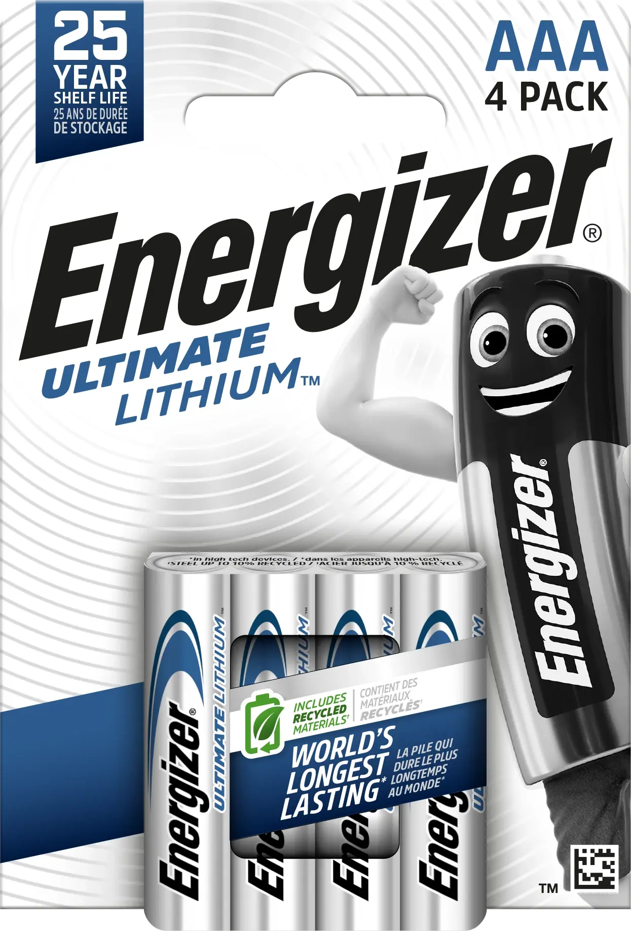 Energizer Ultimate Lithium AAA/4 FR03/4 1,5V lítiové mikrotužkové batérie 4ks 7638900273267 T00001025