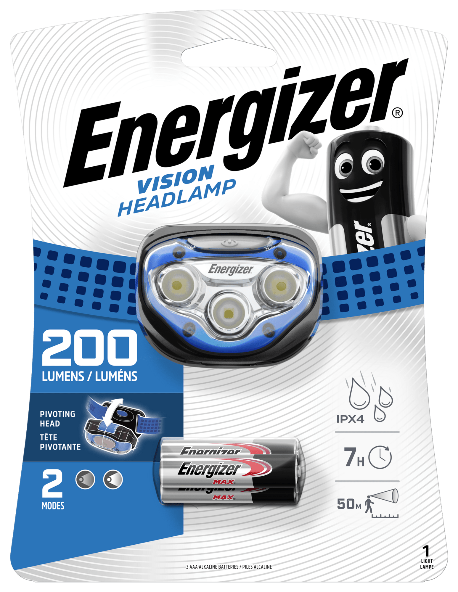 Energizer čelovka Vision HDA32 3 x AAA T00001133