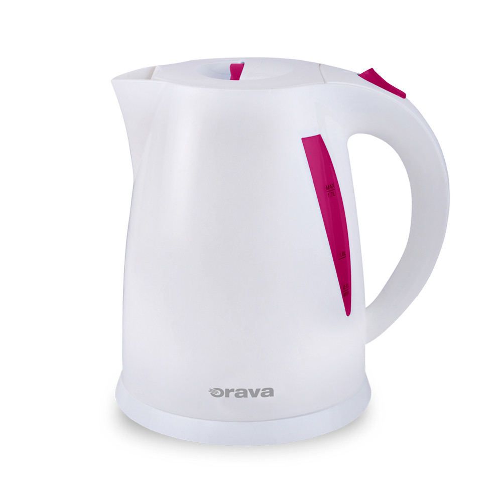 ORAVA Varná kanvica 1,7 l, bielo-ružové VK-3117 R