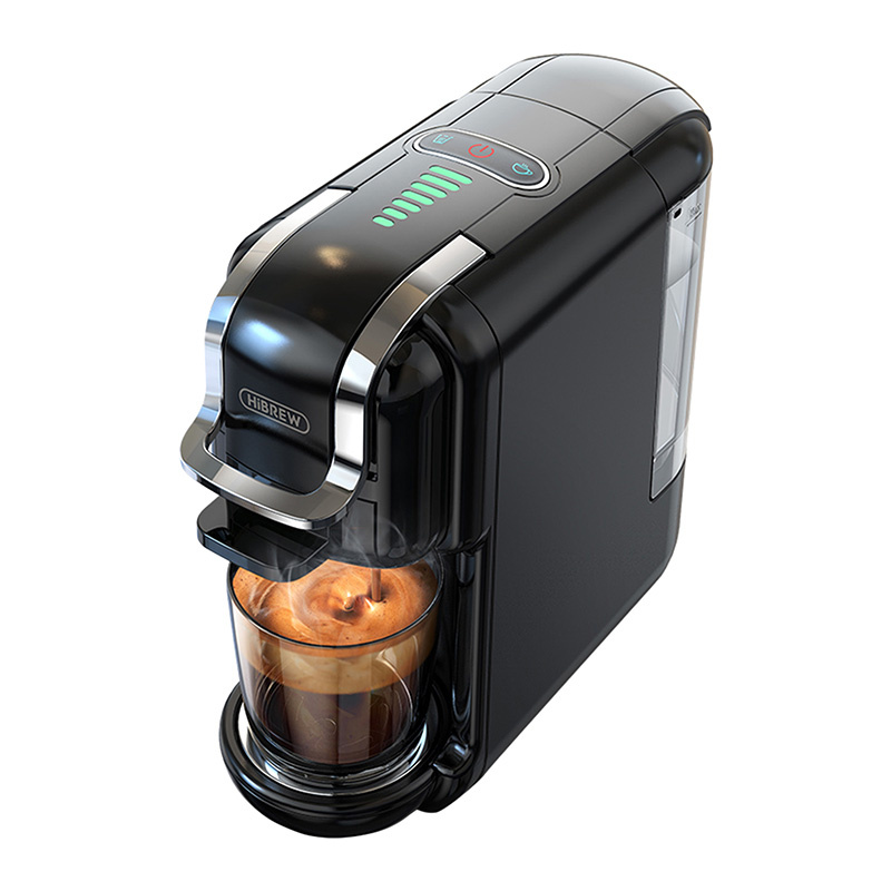 Kávovar na kapsule 5 v 1 HiBREW H2B (čierny)