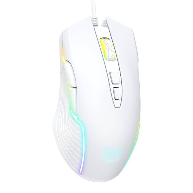 Gaming mouse onikuma CW905 white wired CW905W