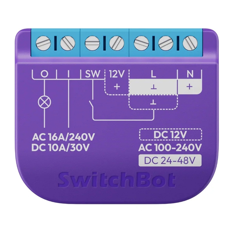 Inteligentný reléový spínač SwitchBot 1 s beznapäťovým kontaktom W5502300