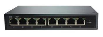 ADEX ADS108GRP-1PO reversní poe managed switch, 8x Gbit port (1x poe out), metal ADS108GRP-1PO