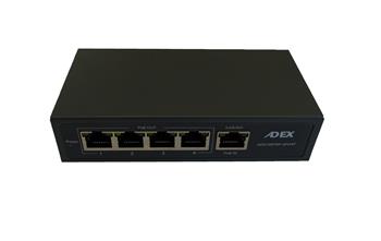 ADEX ADS105FRP-4POAF reverzný PoE prepínač (4x PoE výstup) ADS105FRP-4POAF