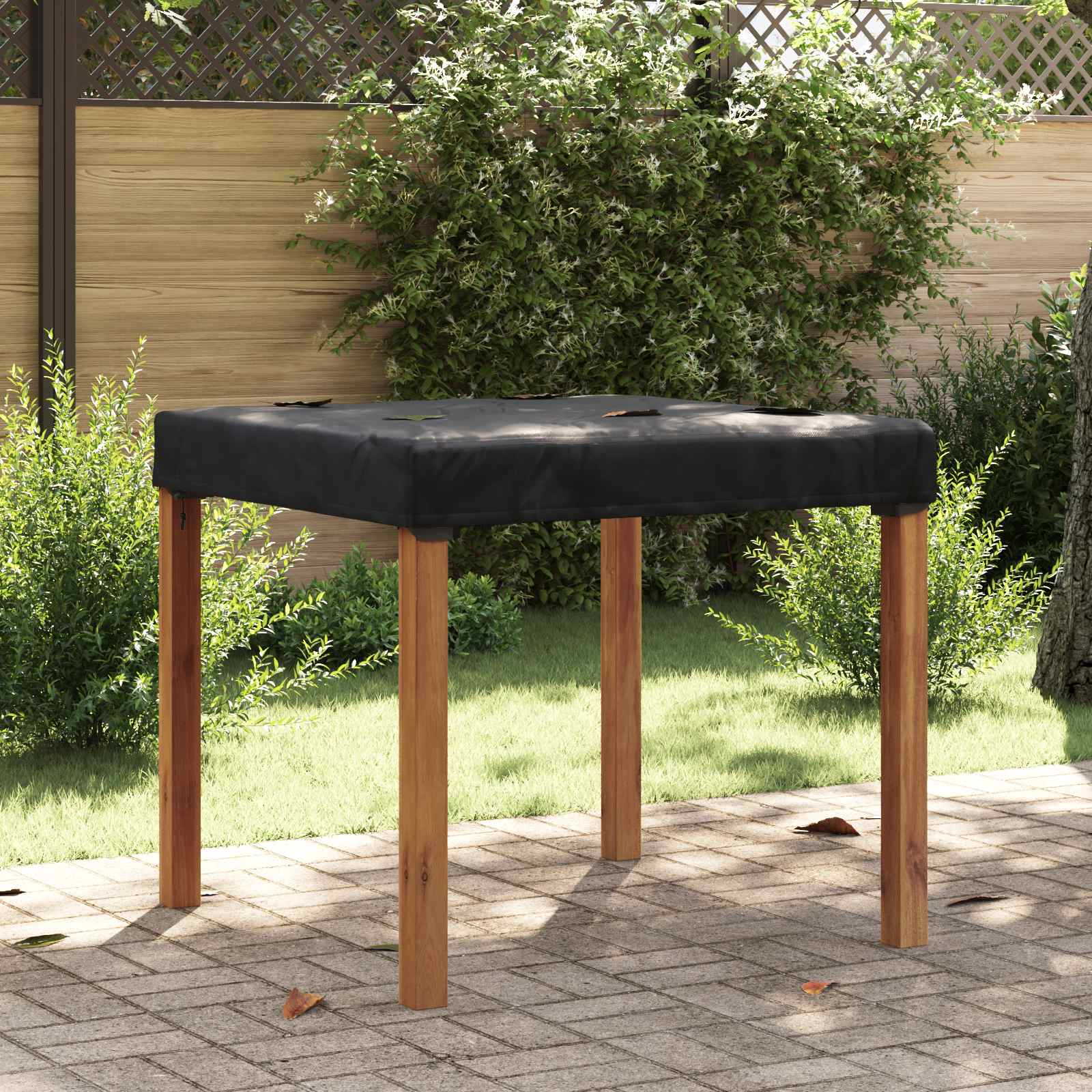 vidaXL Pochranný obal na stôl 102 x 102 x 15 cm Štvorcový Vodoodolný