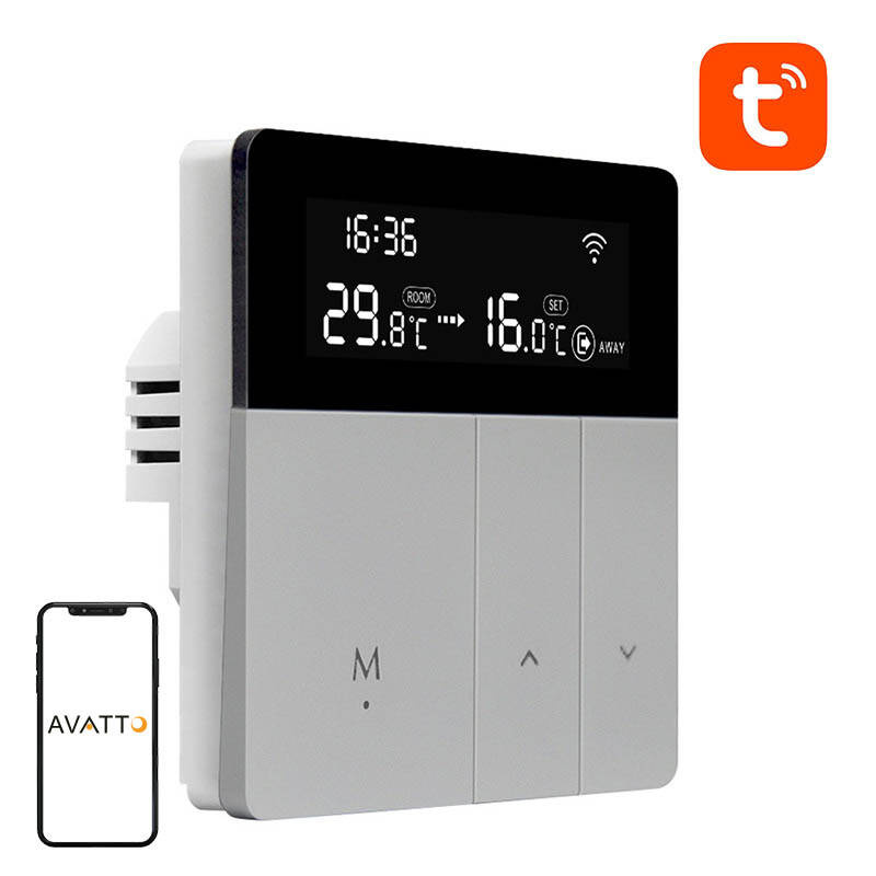 Inteligentný termostat Avatto WT50 3A Wi-Fi Tuya WT50-WH-3A