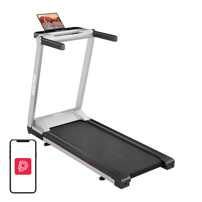 Skladací elektrický bežecký pás DeerRun A1 Pro (strieborný)