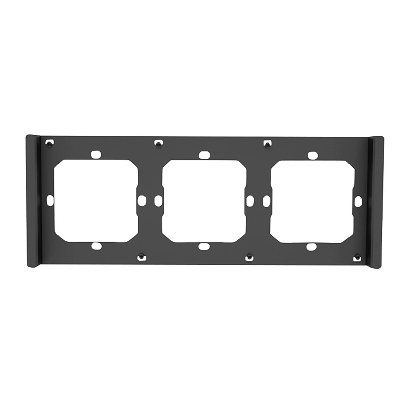 Frame for switch M5 80 triple 3-fold SONOFF M5-3C-80-F (graphite/black) M5-3C-80-F