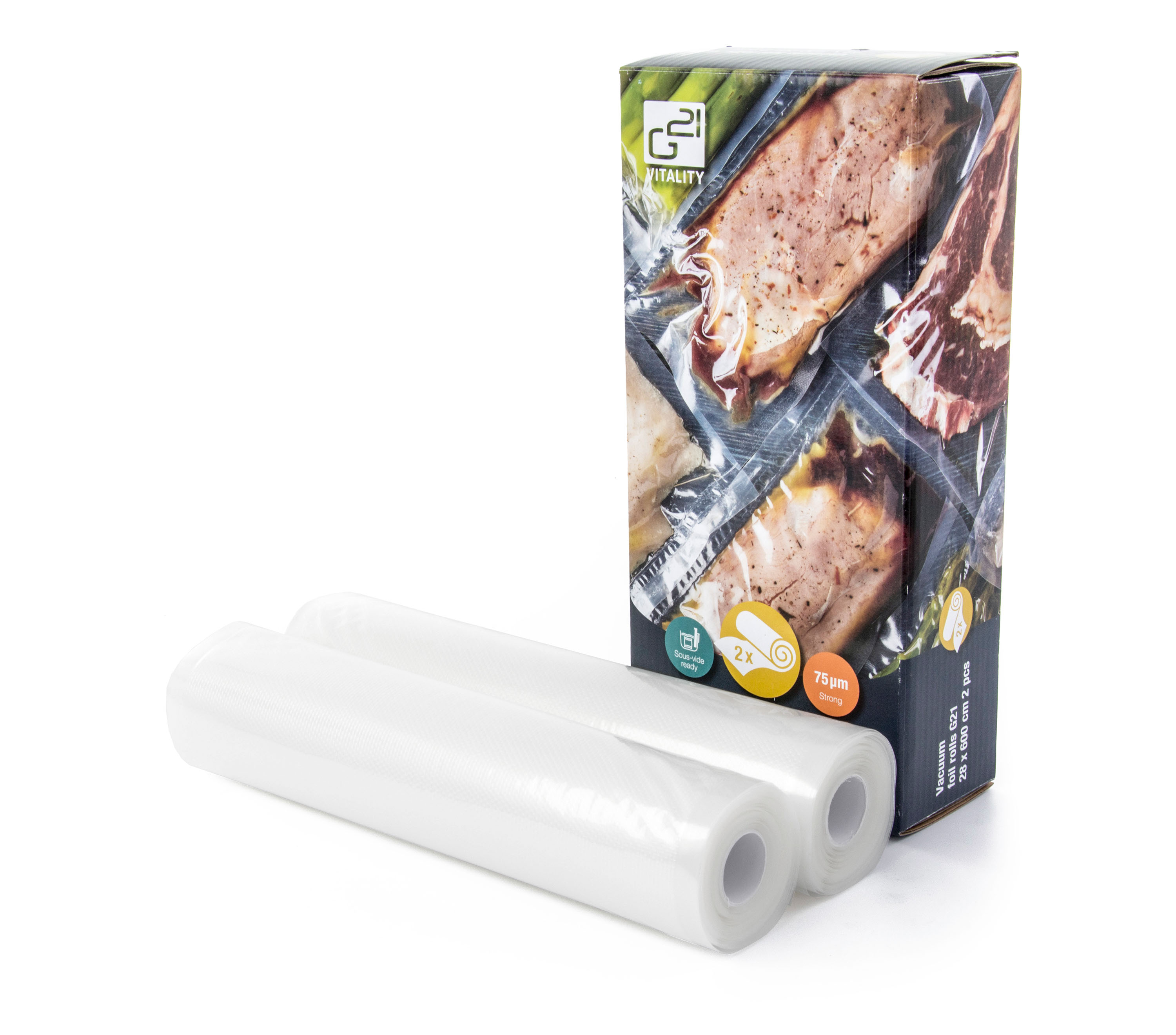 Vakovacie fólie G21 rola 28 x 600 cm 2 ks G21SCK280x6000