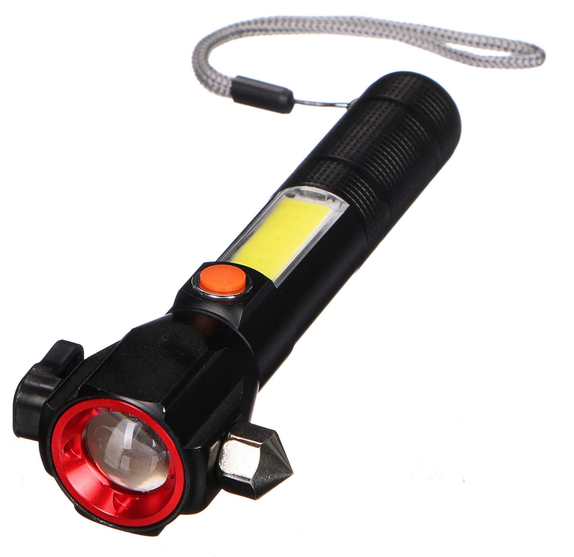 Svietidlo do auta bezpečnostné s magnetom CAR LAMP SAFETY, 300 lm, COB LED, USB SIXTOL