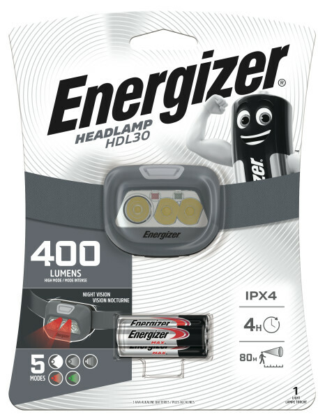 E303835900 Energizer hands-free čelovka 400 lm, 3xAAA (T13A32) T00065087