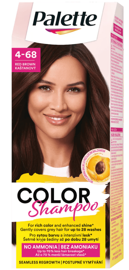 Palette 3060525 Color Shampoo 4-68  Gaštanový 50 ml T00083119