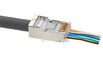 ADEX Simple konektor CAT5E FTP RJ45 Plug-Pass through ADCPPTRJ45C5EF