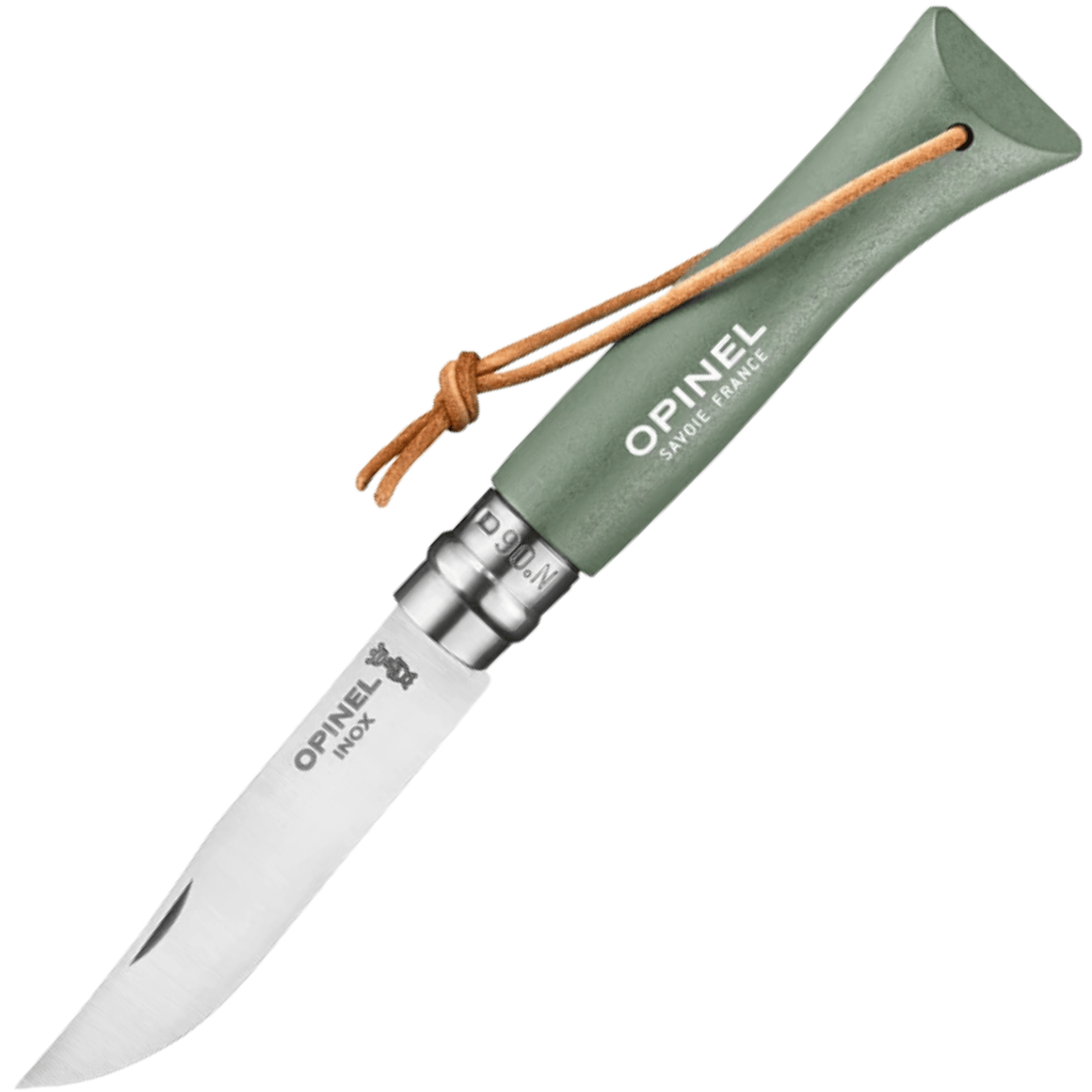 OPINEL 002203 VRI N°06 Bushwhacker Sage Green vreckový nôž 7 cm, šalviovo zelená, drevo T00039376