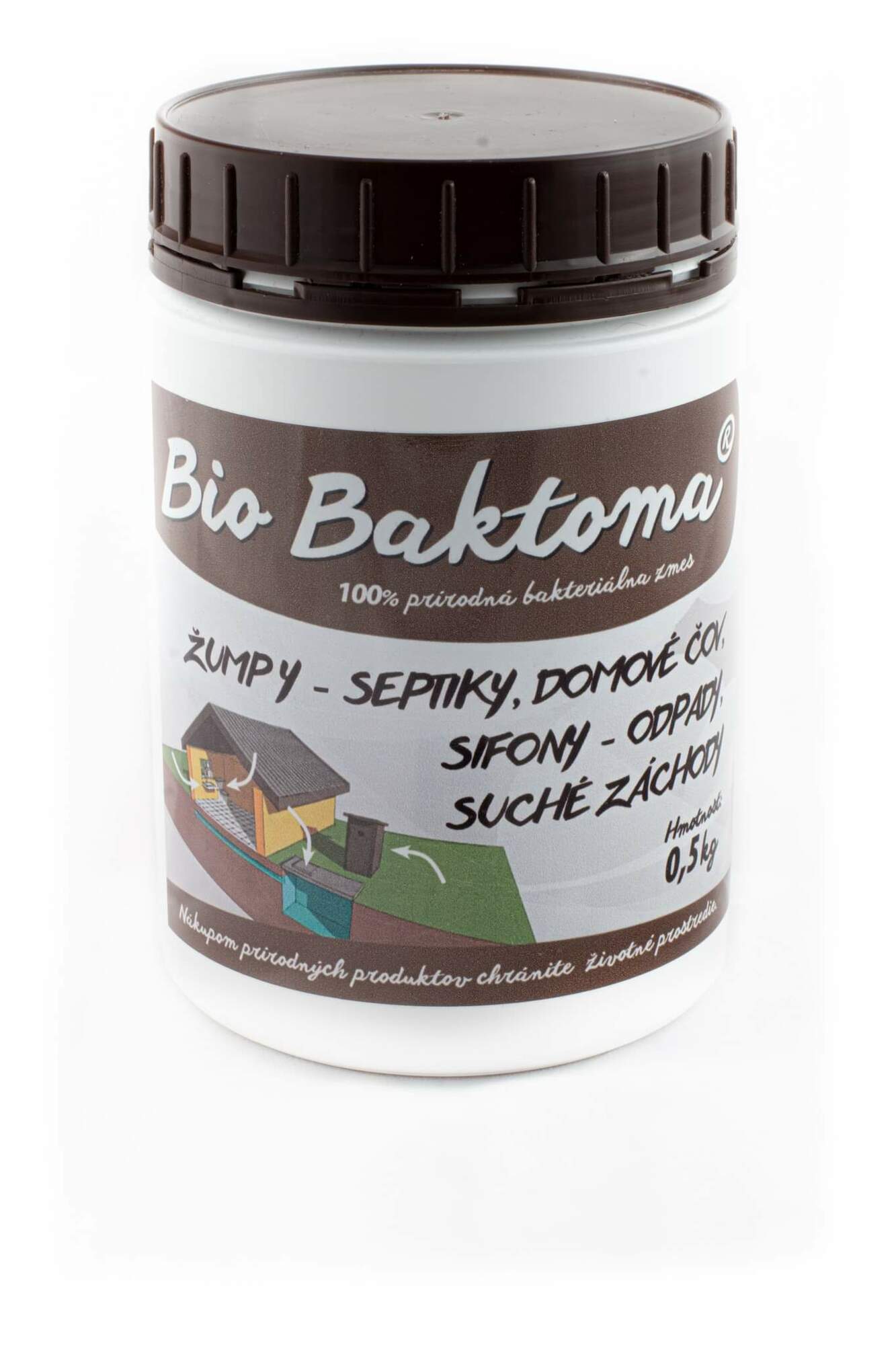 Bio Baktoma Baktérie do septikov, latrín, sifónov, žúmp a ČOV 0,5kg T00033687