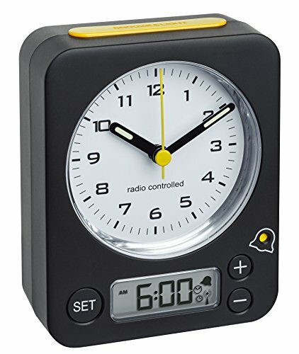 60.1511.01.07 TFA COMBO bezdrôtový budík s digitálnym nastavením, čierno-žltý T00007560