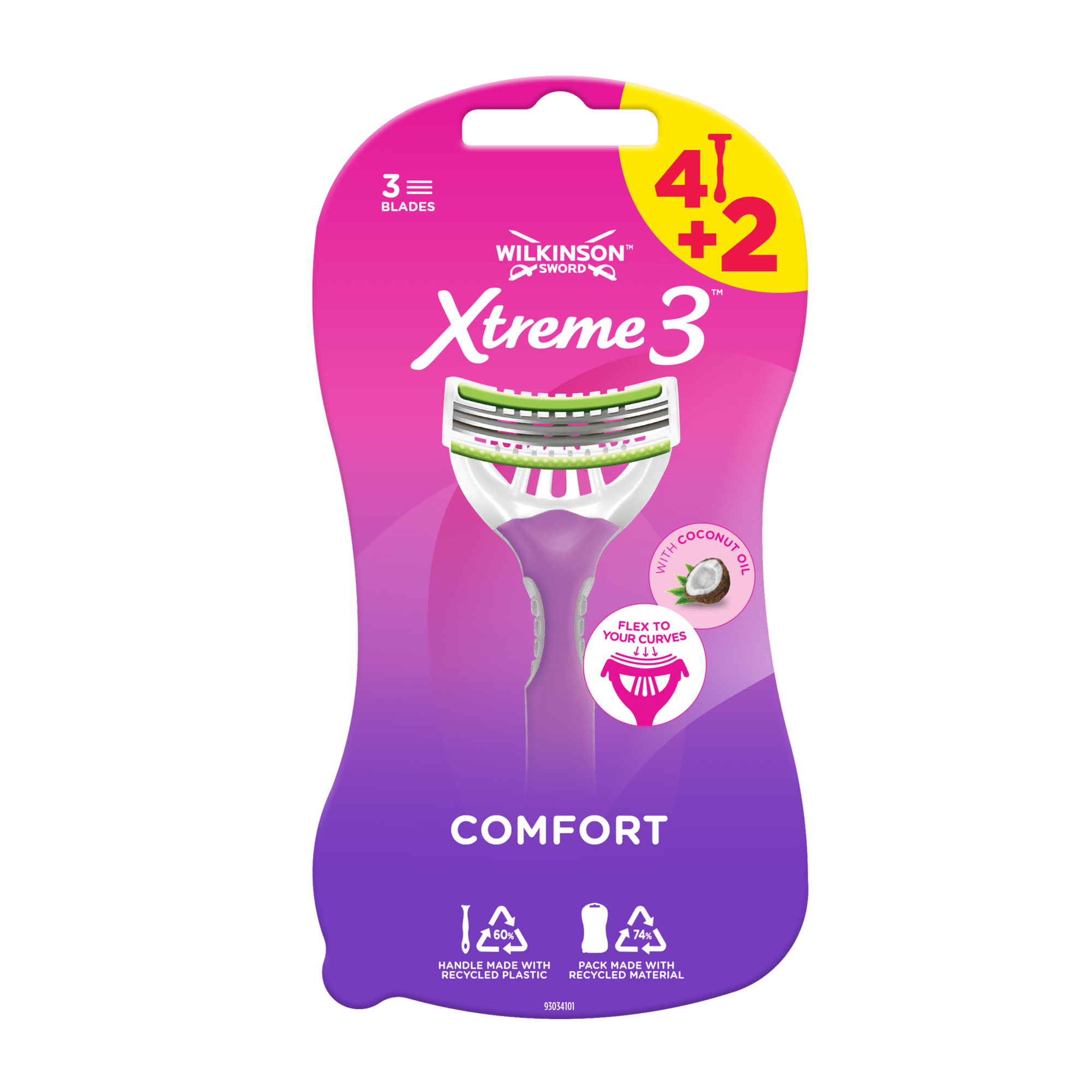 Wilkinson Sword Xtreme 3 Beauty 6ks jednorazové holiace strojčeky T00001233