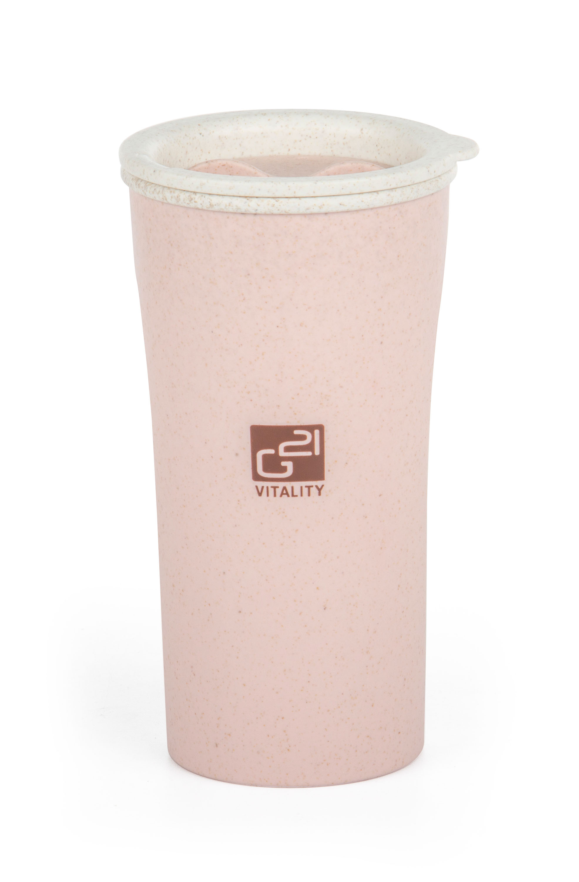 Pohár G21 Latte 450 ml, ružový
