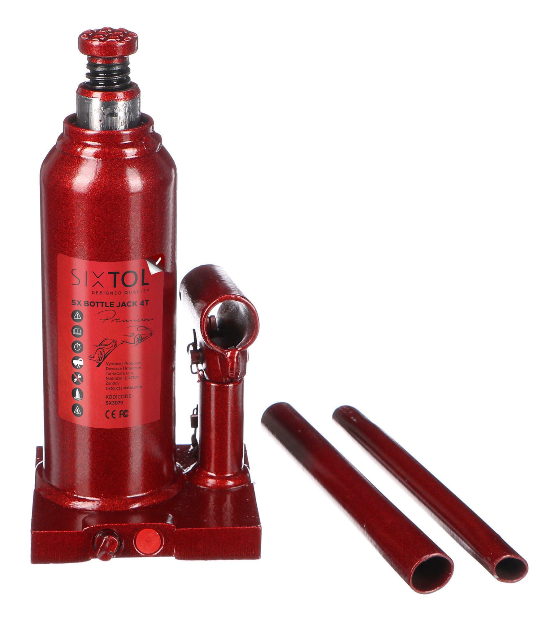 Hydraulický zdvihák panenka SX BOTTLE JACK PREMIUM 4T SIXTOL