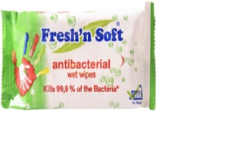 Fresh 'n soft Freshn soft vl. utierky na ruky antibakterialne 15ks T00060520