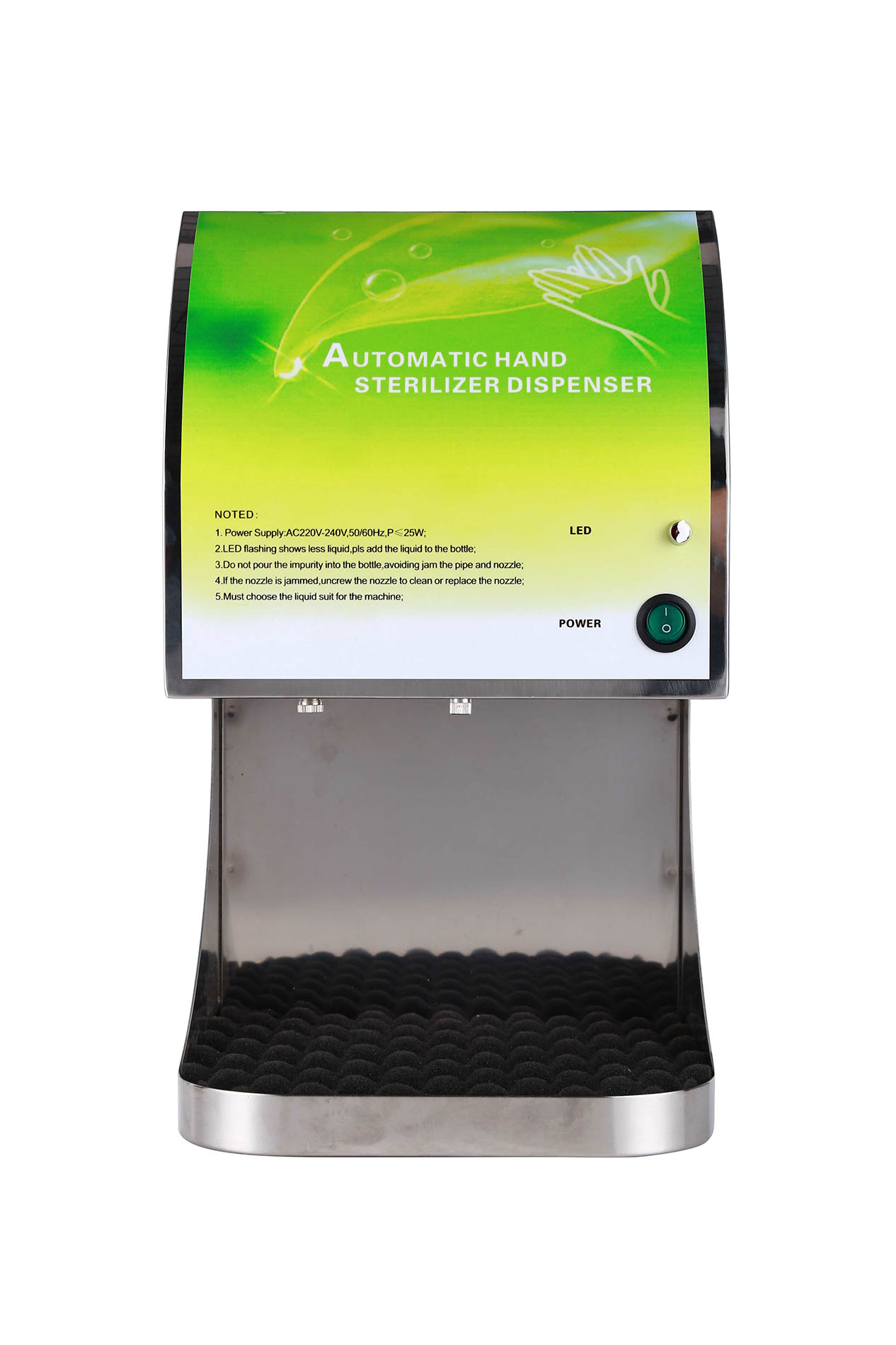 Automatický dávkovač dezinfekcie G21 Rubby, Stainless Steel, 2000 ml G21-RB23SS