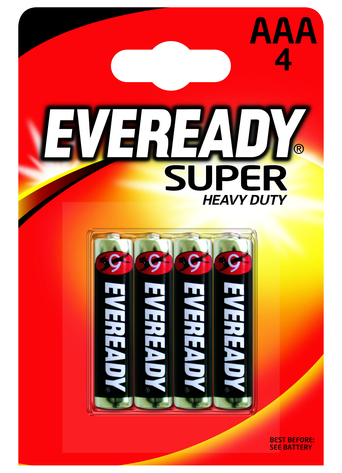 Energizer Eveready Super Heavy Duty AAA R03/4 1,5V 4ks 7638900227550