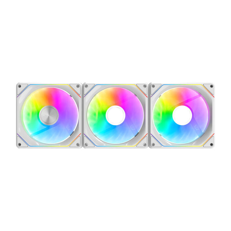 Počítačové ventilátory Darkflash Gauss G24 3 v 1 (biele) Gauss G24 3IN1 White