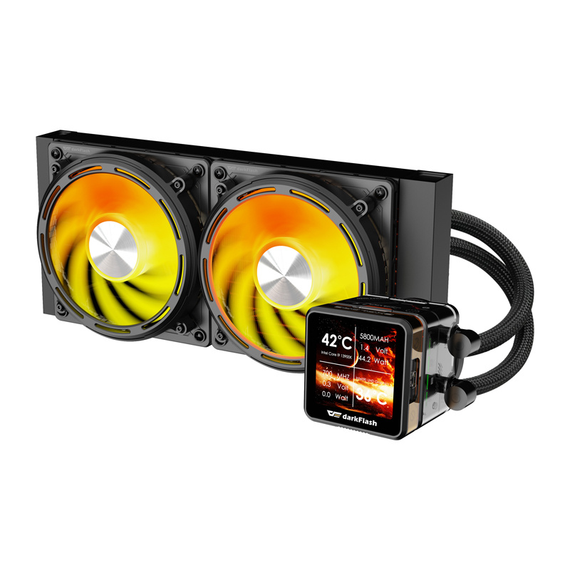 Darkflash Vodné chladenie CPU DE240 (čierne) DE240 Black