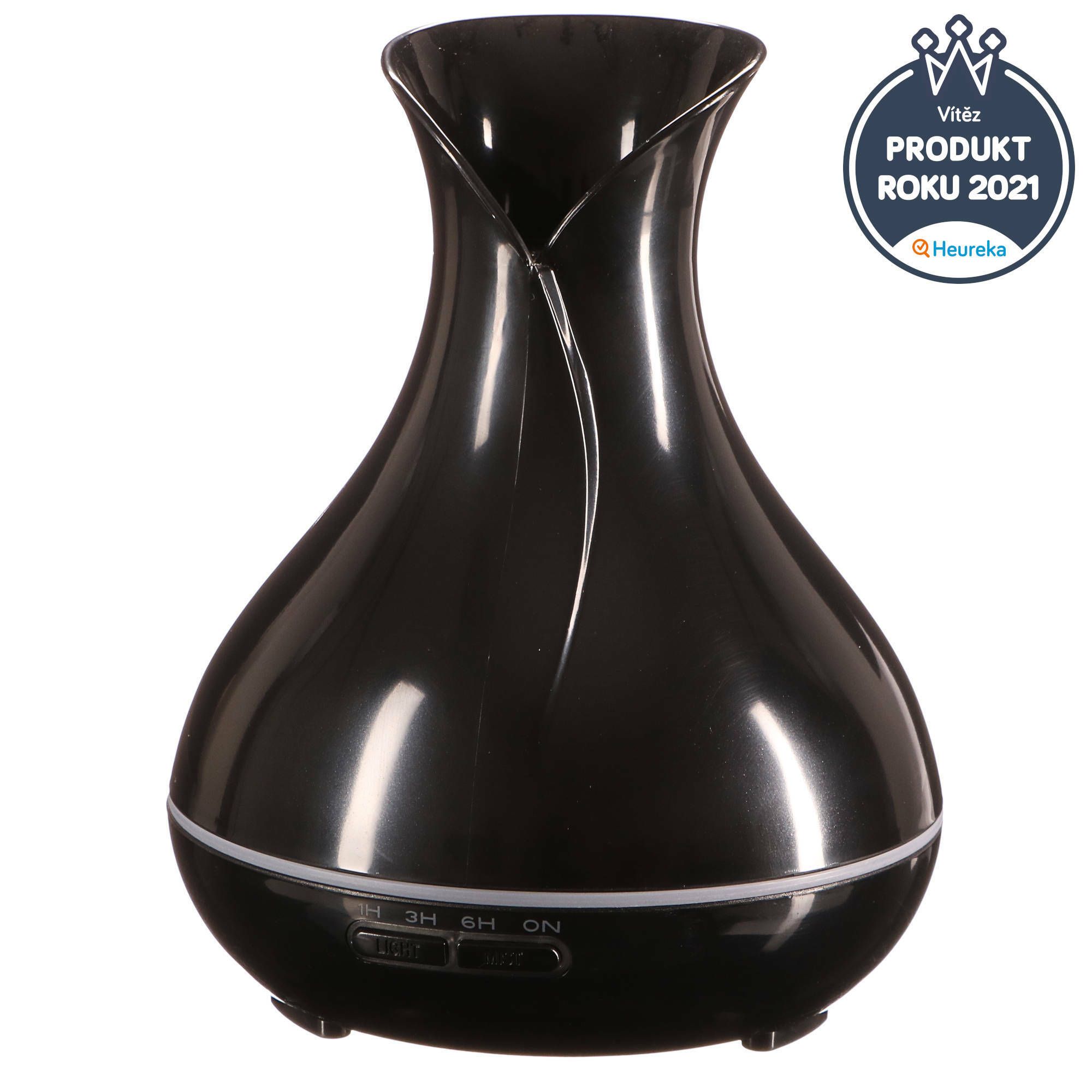 Aroma difuzér Vulcan čierny lesk 350 ml SIXTOL