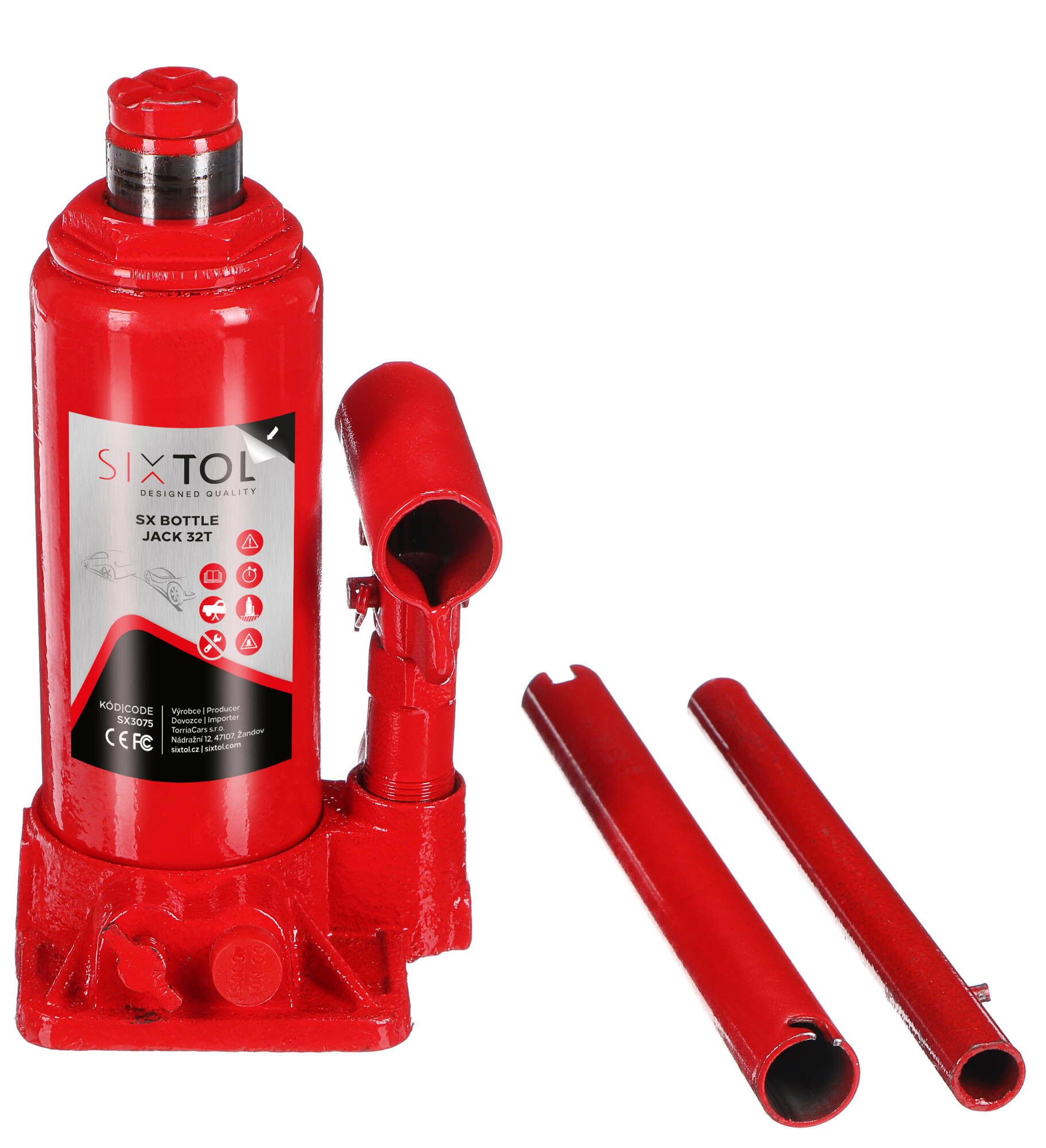 Hydraulický zdvihák panenka SX BOTTLE JACK 32T SIXTOL