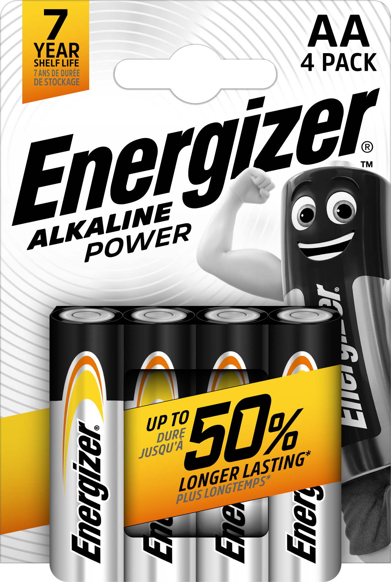 Energizer Alkaline Power AA/4 LR6/4 alkalické tužkové batérie 4ks 7638900246599 T00000982