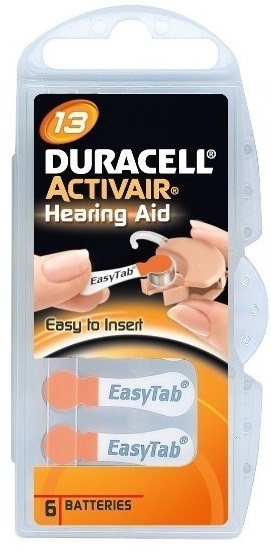 Duracell Activair DA 13 batérie do naslúchadla 6ks 4043752174694