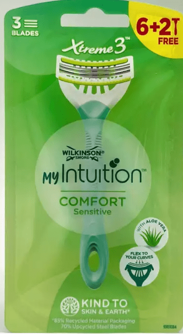 W302318900 Wilkinson Xtreme3 My Intuition Comfort Sensitive 6+2's T00069350