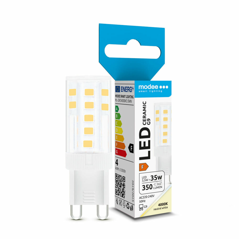 Modee Lighting LED G9 Ceramic žiarovka 3.5W neutrálna biela (ML-G9C4000K3.5WN) T00064109