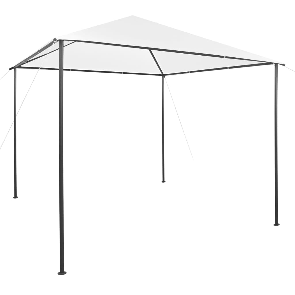 vidaXL Altánok 3x3x2,9 m, biely 180 g/m²