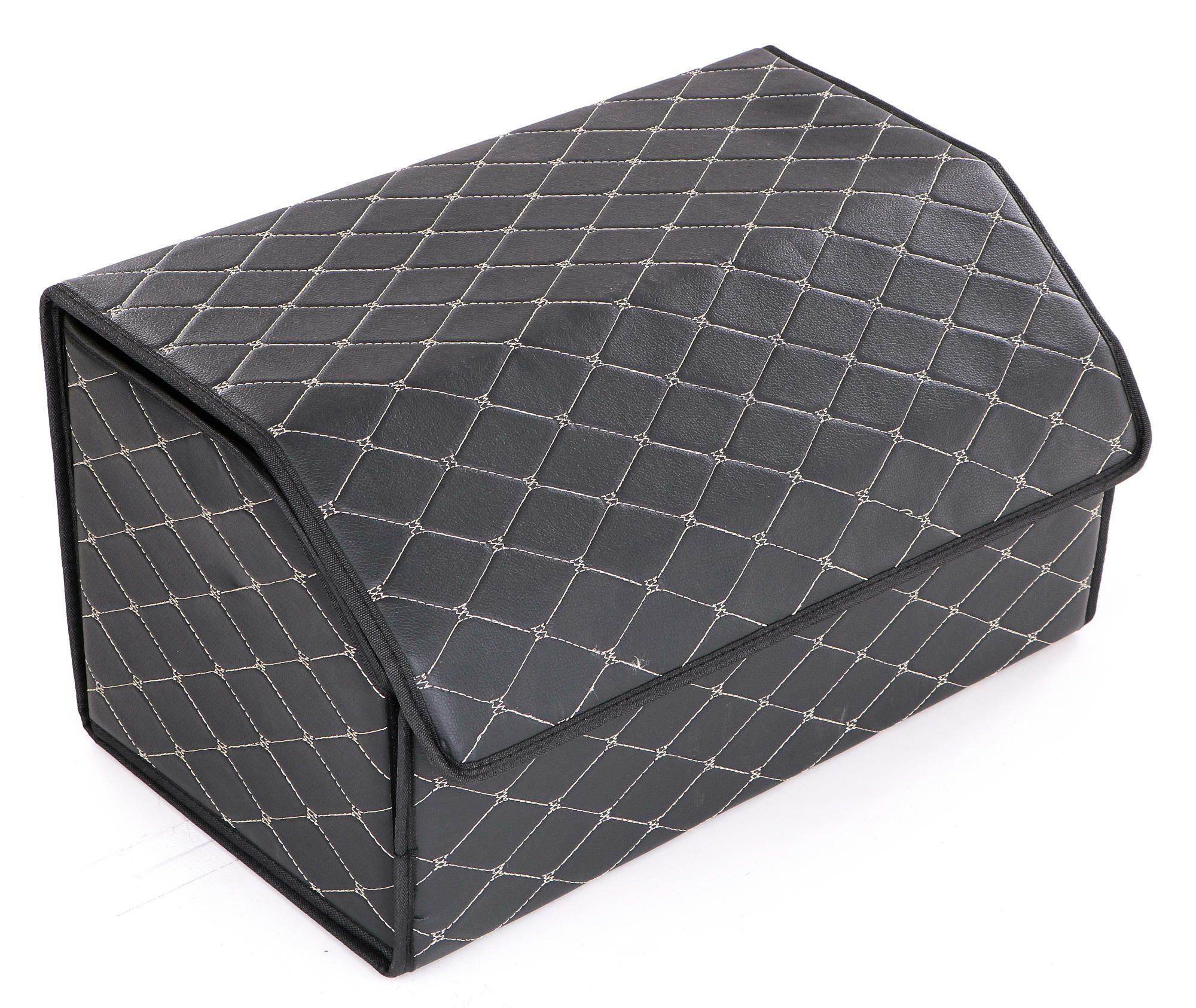 Organizátor do kufru auta CAR COMPACT ELEGANT L, 2 priehradky, skladací, s víkom SIXTOL