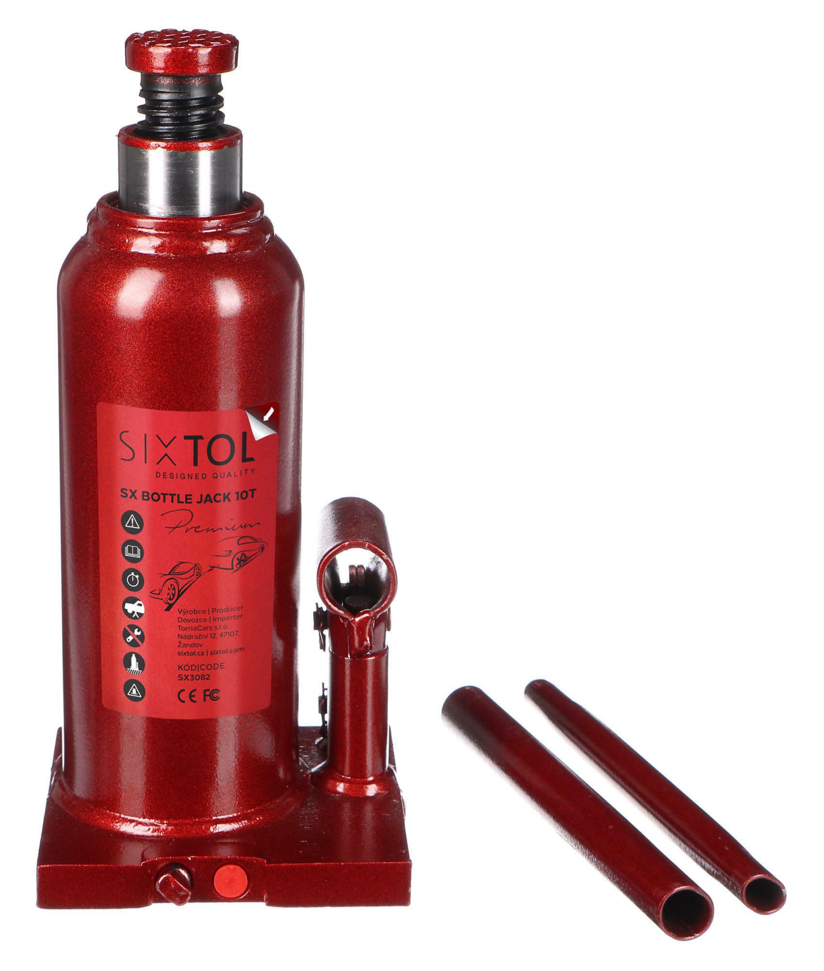 Hydraulický zdvihák bábika SX BOTTLE JACK PREMIUM 10T SIXTOL